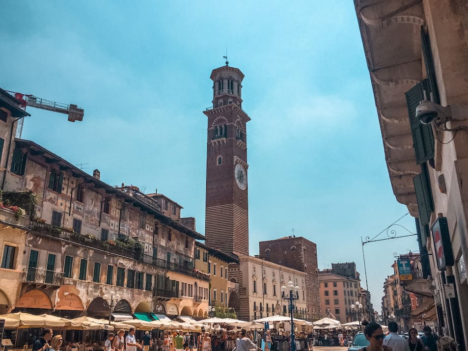 Verona Reisetipps Sehenswürdigkeiten Piazza delle Erbe