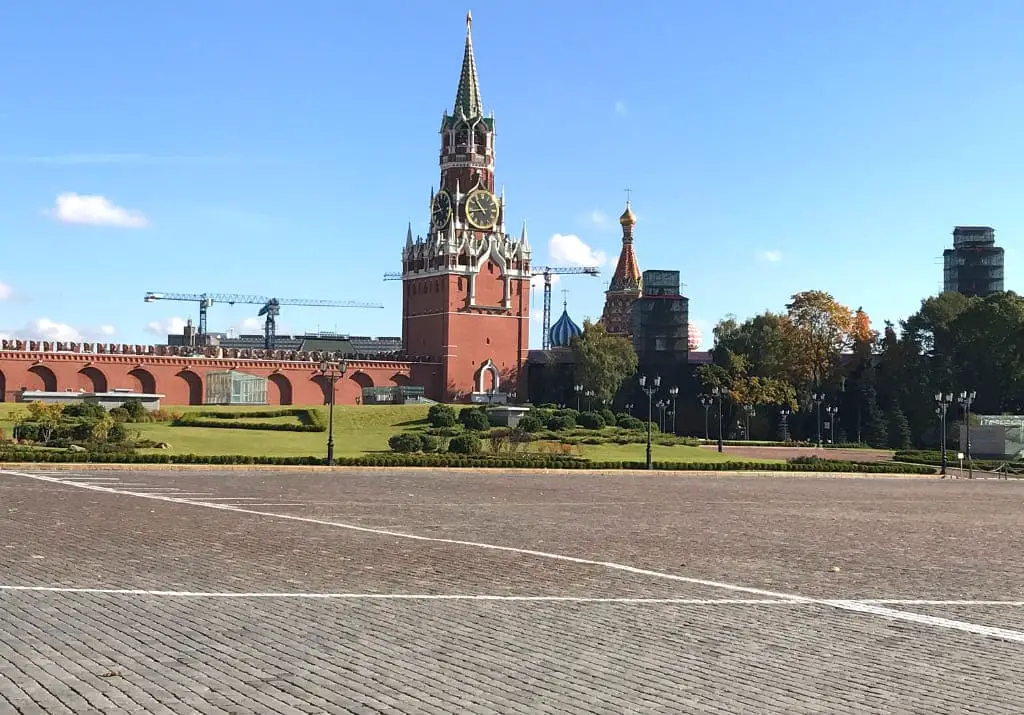 Moskau Kreml Roter Platz Erlöserturm