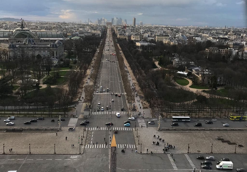 Paris Frankreich Avenue des Champs-Élysées