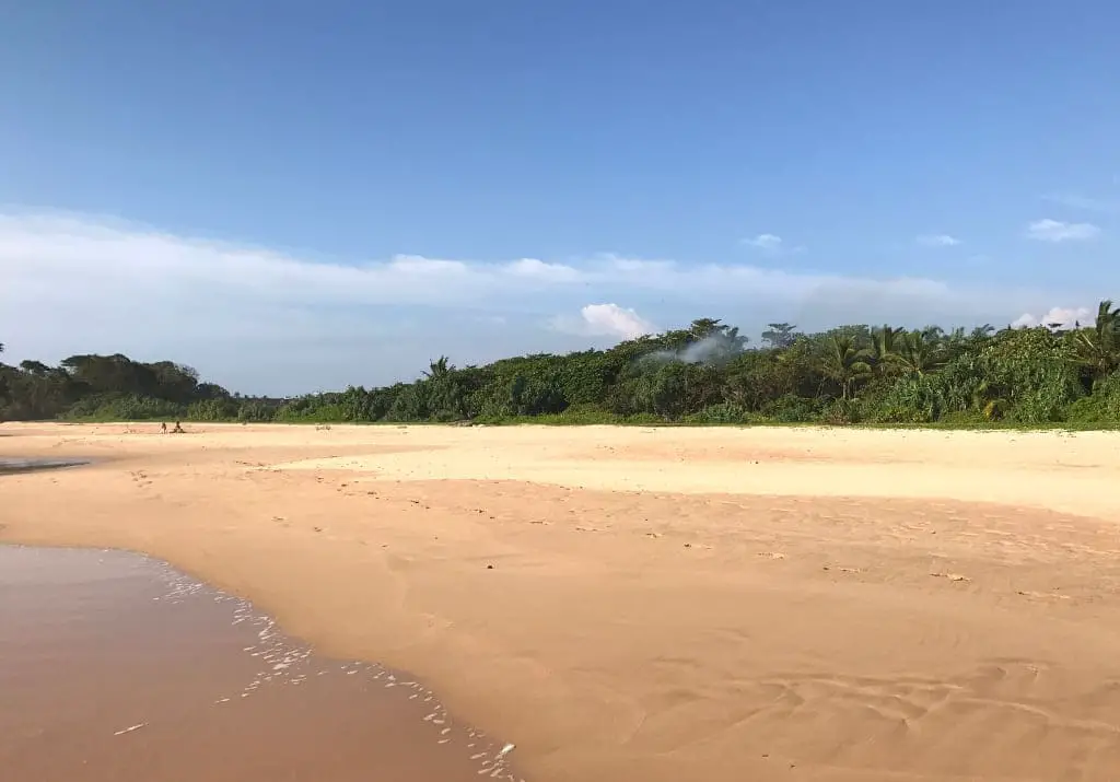 Sri Lanka Benotota Landzunge Meer Traumstrand