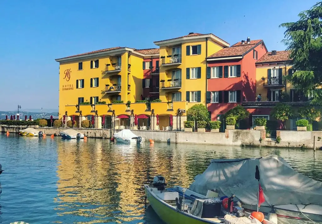 Sirmione Hafen Italien Gardasee