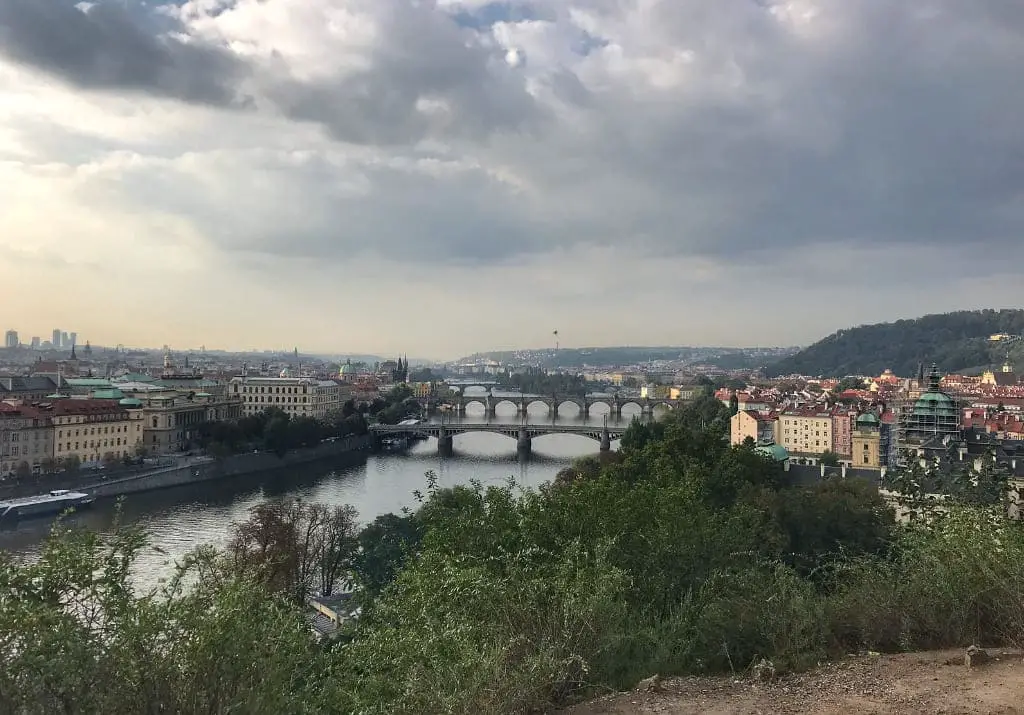 Prag Ausblick Letná-Park