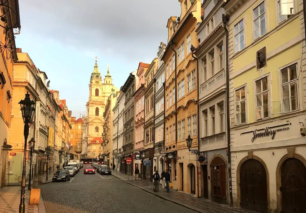 Prag goldene Stadt leer