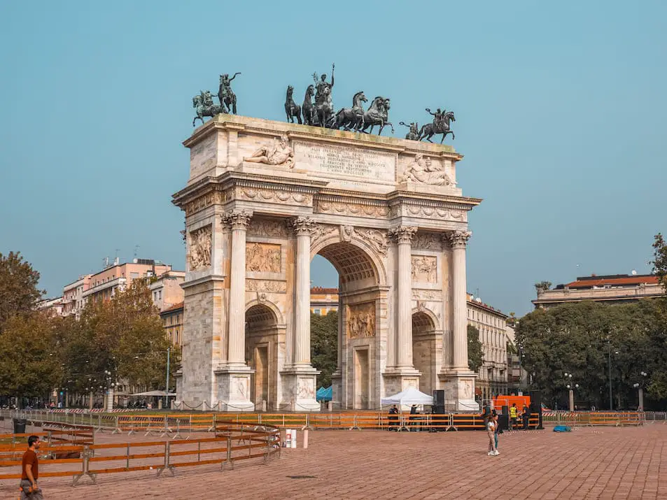 Mailand Reisebericht Milano Simplonpark Arco della Pace