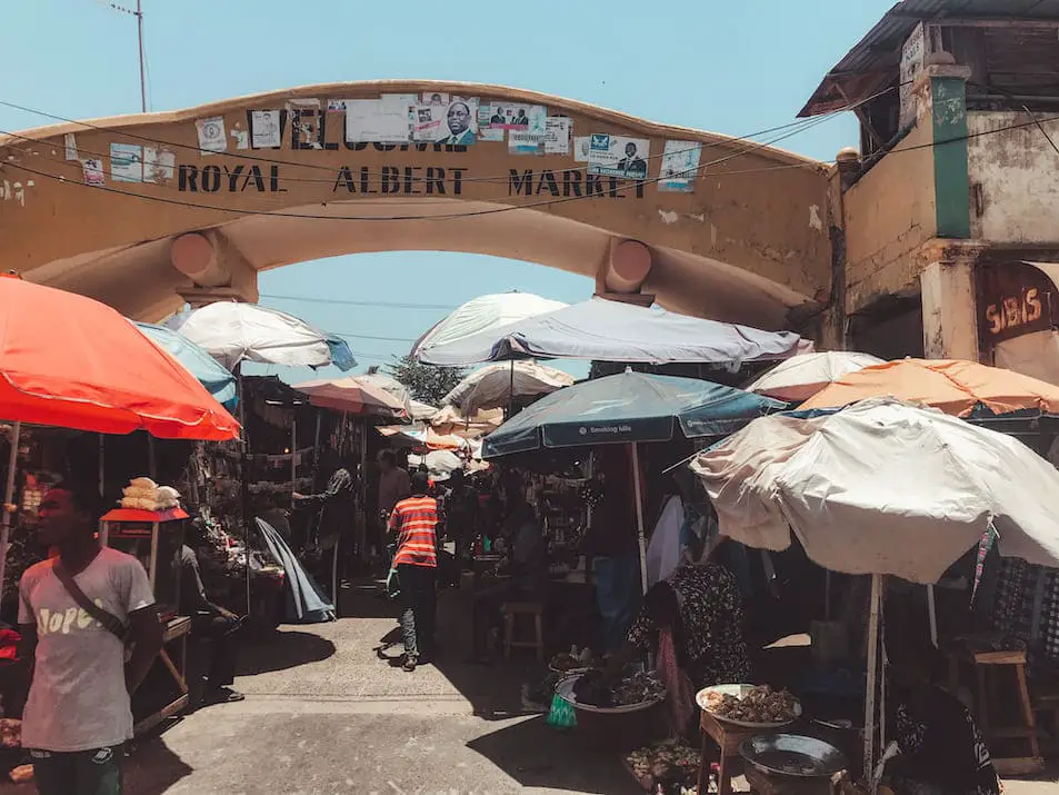 Albert Market Banjul Gambia Reisebericht
