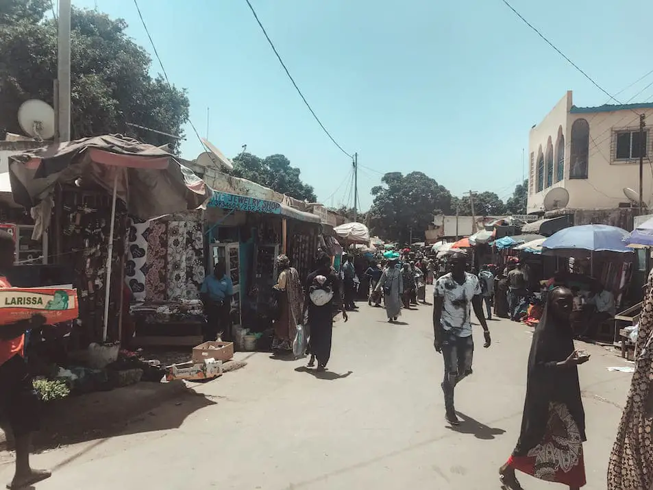 Gambia 7 Tipps - Serekunda Market Reisebericht