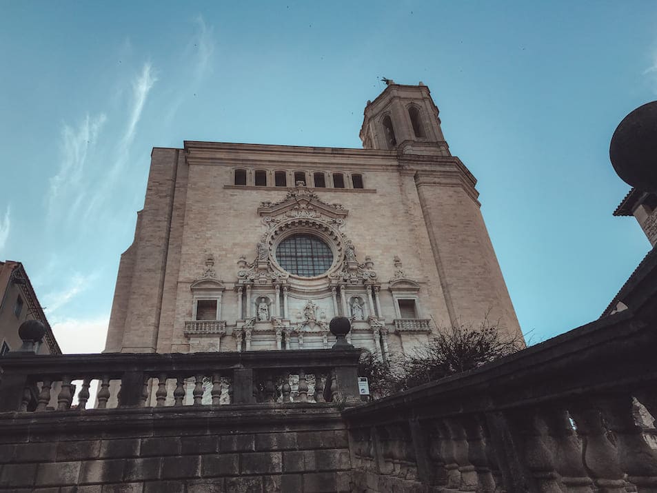 Girona Sehenswürdigkeiten Reisebericht La catedral de Girona Kathedrale Girona Santa Maria