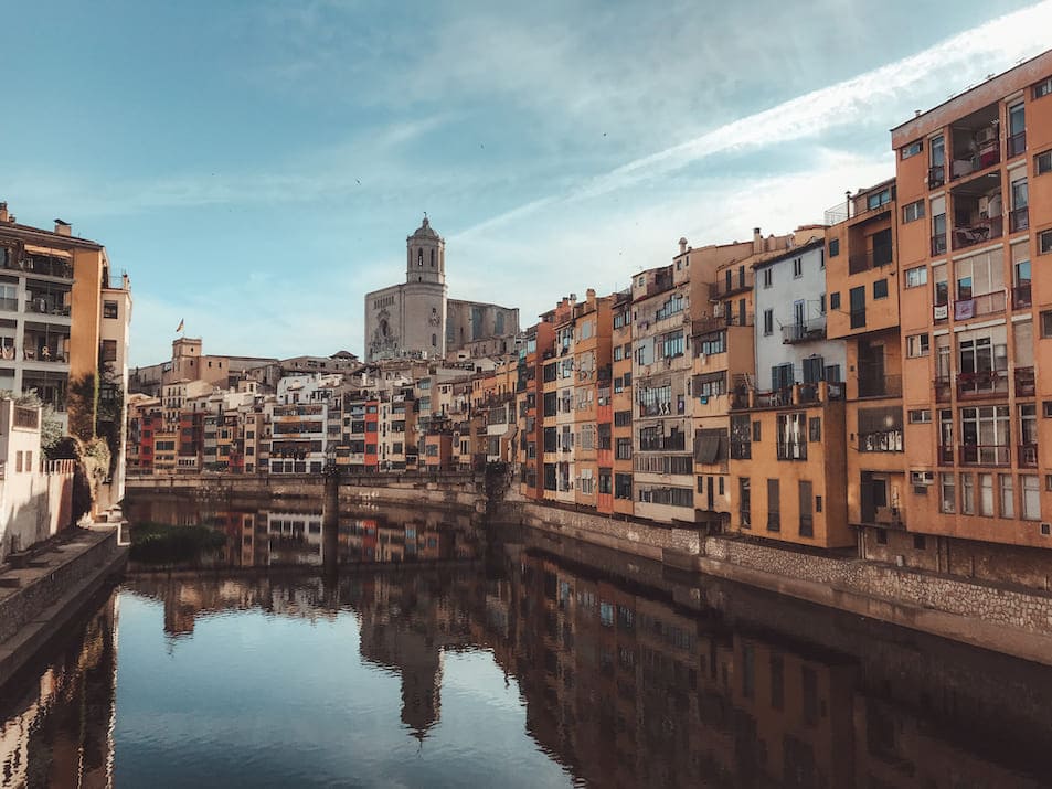 Girona Sehenswürdigkeiten Reisebericht Cases de l´Onyar