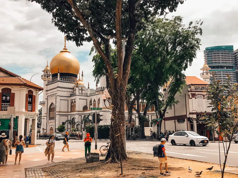 Singapur Sehenswürdigkeiten, Reisetipps, Highlights Reisebericht Masjid Sultan Moschee