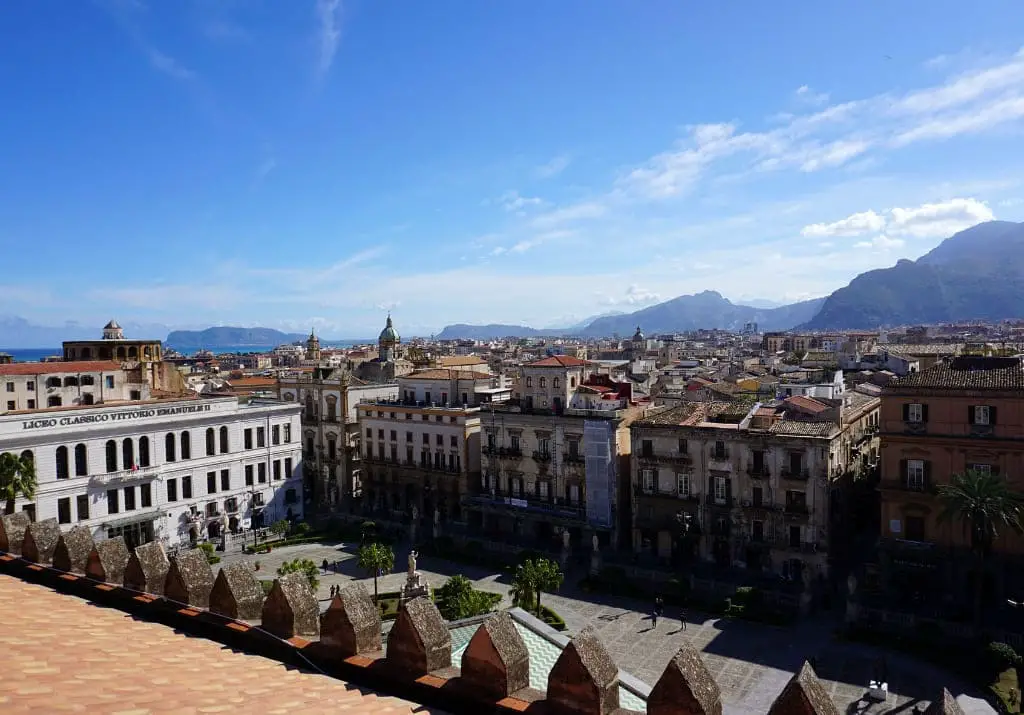 Palermo Reisebericht Sizilien Kathedrale Maria Santissima Assunta Sizilien Dach Ausblick