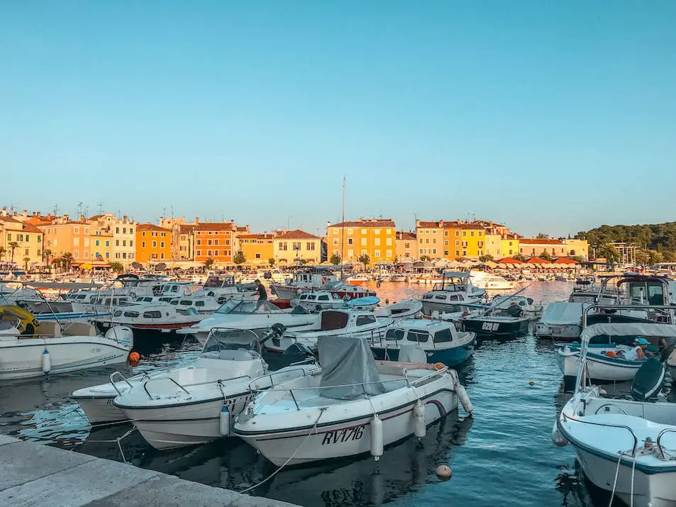 Rovinj Sehenswürdigkeiten Reisetipps Istrien Urlaub Reisen Hafen