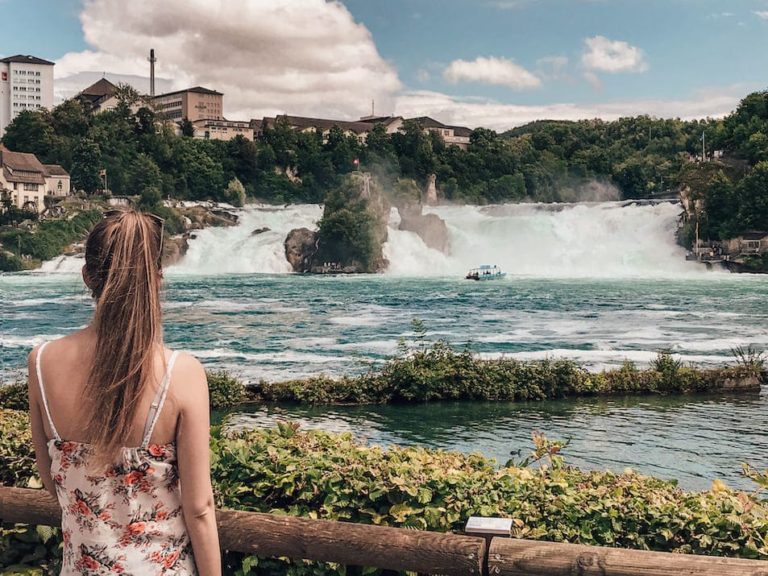 Rheinfall Ausflug Reisetipps Anreise Nordufer