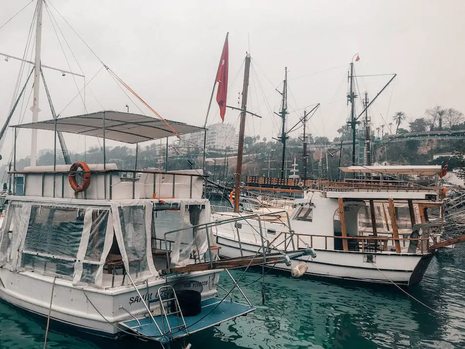 Antalya Side Reisetipps Winter Belek Sehenswürdigkeiten Hafen