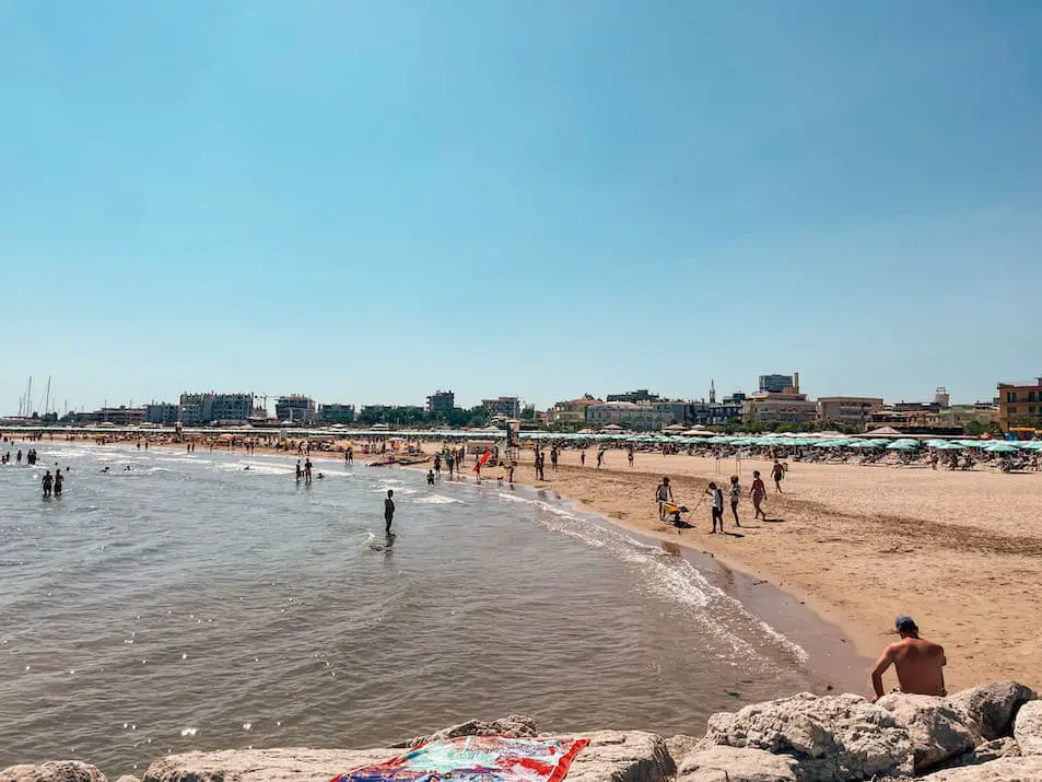 Strand Strandbad Rimini Preise Liegen Schirme