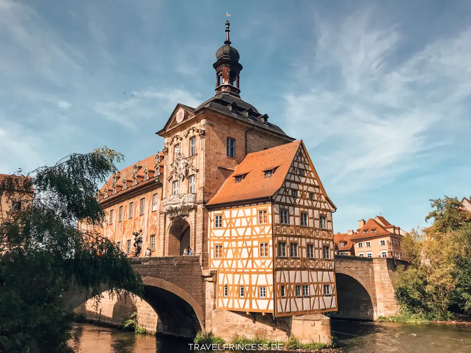 Reiseziele Ausflugsziele Bayern Herbst Bamberg Altes Rathaus