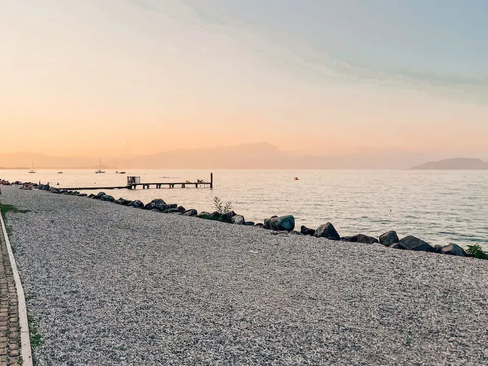 Camping und Ferienanlagen in Peschiera del Garda am Strand See