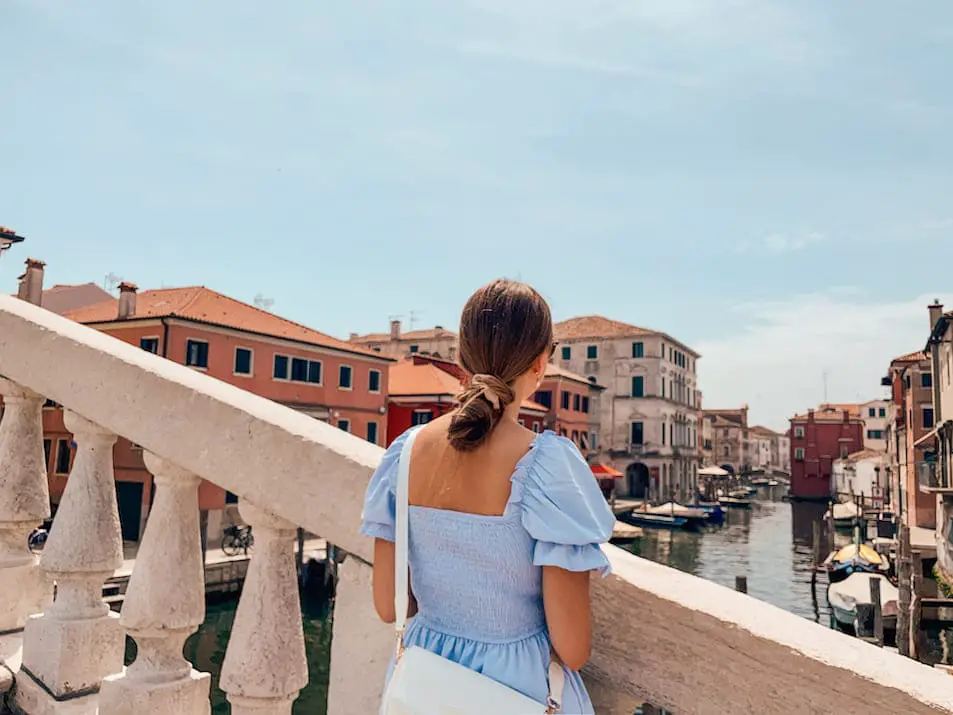 Chioggia Alternative zu Venedig Kanäle Brücken Gondeln