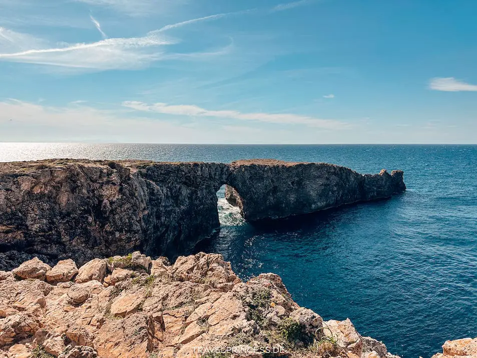 Menorca Ausflugsmöglichkeiten Pont d'en Gil Reisetipps Sehenswürdigkeiten auf eigene Faust