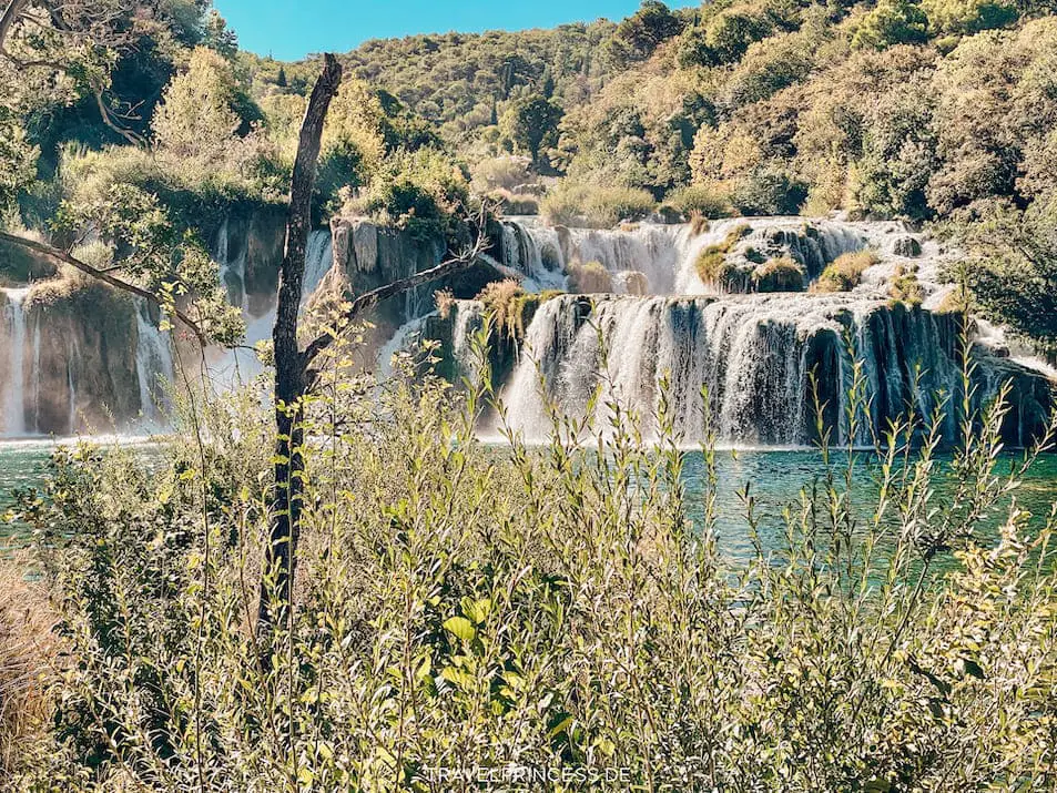 Lohnt sich der Krka Nationalpark Wasserfälle Kroatien Urlaub Reisetipps Reisebericht Reiseführer Reiseblog Travelprincess
