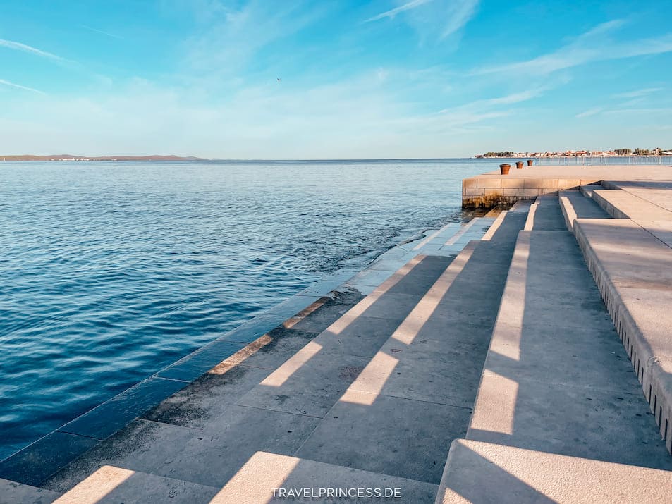 Meeresorgel Zadar Sehenswürdigkeiten Adria Urlaub Reisebericht Reisetipps