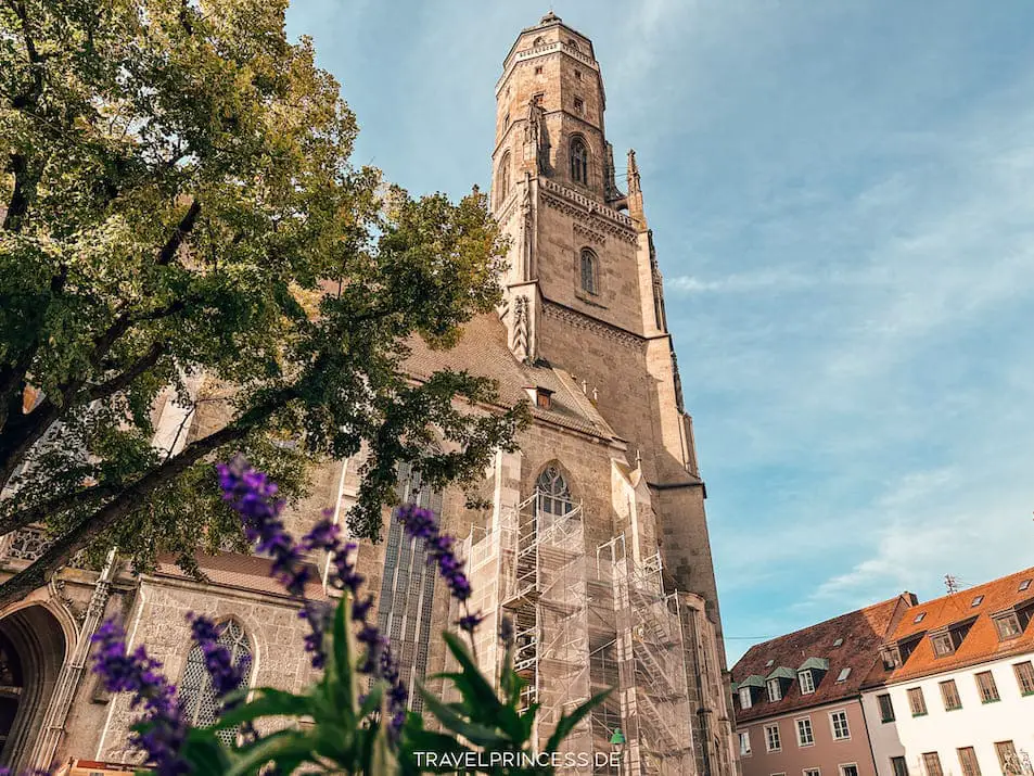 St.-Georgs-Kirche und der Kirchturm "Daniel" Panoramablick Urlaub Bayern Reisebericht Sehenswürdigkeiten Travelprincess Reiseblog