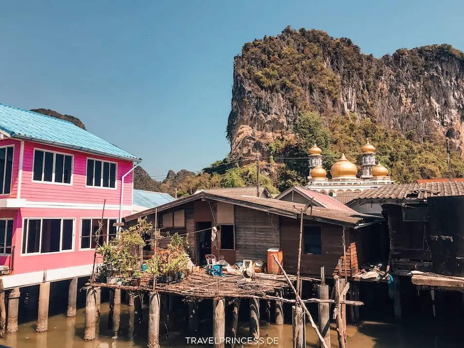 Koh Panyee Ausflug Marine Nationalpark Phang Nga Bay - James Bond Felsen Lohnt es sich ohne Menschen Tipps Reiseblog Travelprincess Reisebericht Reiseführer