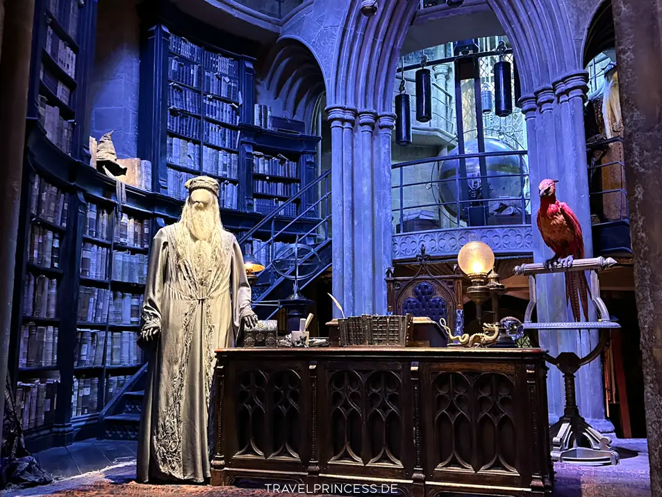 Dumbledores Büro Drehort Warner Bros. Studio Tour Tipps