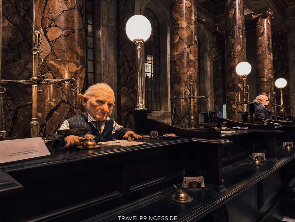 Gringotts Zauberbank Studio Tour Warner Bros. Drehort