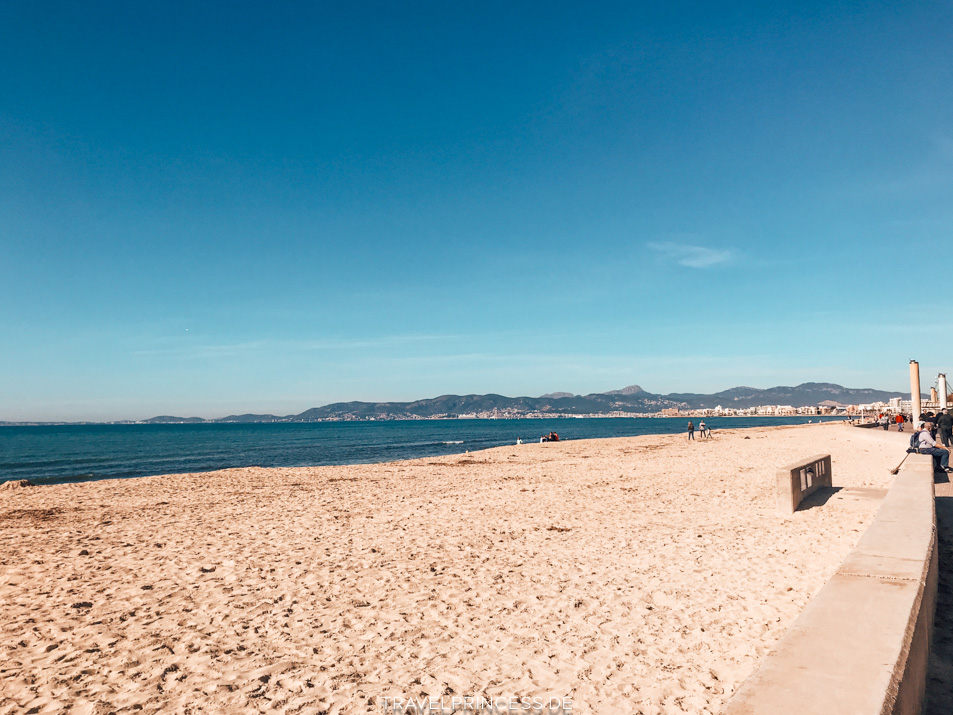 Playa de Palma im Winter Strand