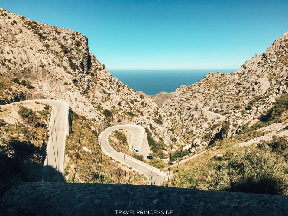 Sa Calobra gesperrt Straße Tipps Urlaub Rundreise Roadtrip Mallorca Travelprincess Reiseblog