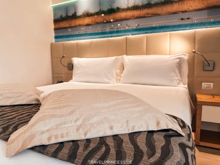 Exklusive Junior Suite Laguna Meer Strand Adria Bibione Reiseblog Reisebericht Unterkunft am Meer Hotel Urlaub Italien Reisetipps