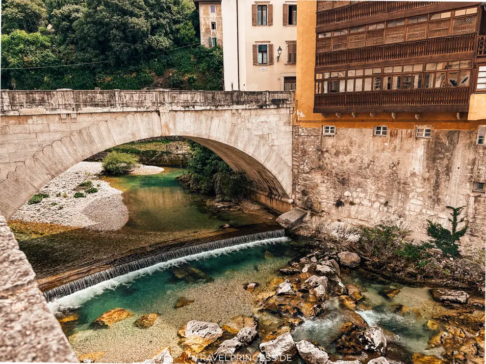 Ponte Forbato Steinbrücke Fluss Leno Trentino Gardasee Reiseblog Travelprincess Reisebericht Italien