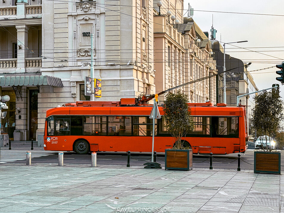 Öffentlicher Nahverkehr Belgrad Sehenswürdigkeiten Highlights kostenlos Reisebericht Erfahrungen Serbien Reiseblog Travelprincess
