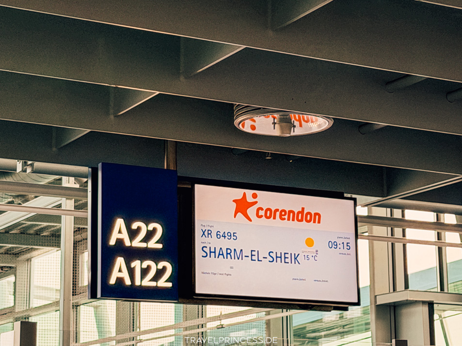 Direktflüge Corendon Sharm El Sheikh ab Deutschland - Nürnberg Hannover Düsseldorf Erfahrungen Reiseblog Travelprincess