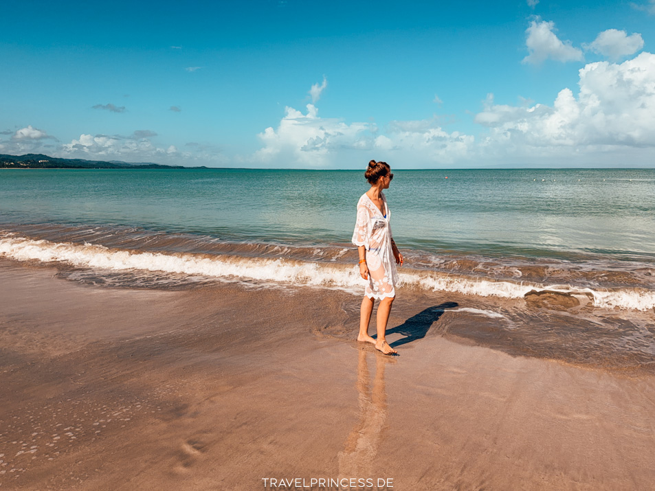 Strand Playa Esmeralda Dom Rep Dominikanische Republik Hunde Erfahrungen Hotels Geheimtipp Reiseblog Travelprincess Wasser Miches Meer trüb klar Schnorcheln