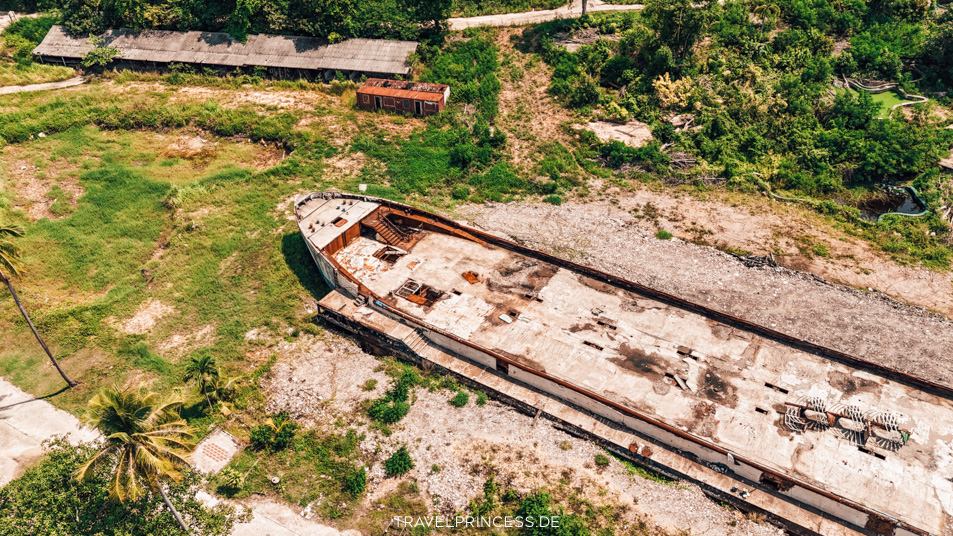 Boat Chalet Lost Place Koh Chang Galaxy Ship Schiff Brand Eintritt lohnt es sich Sehenswürdigkeiten Highlights Travelprincess Reiseblog Thailand