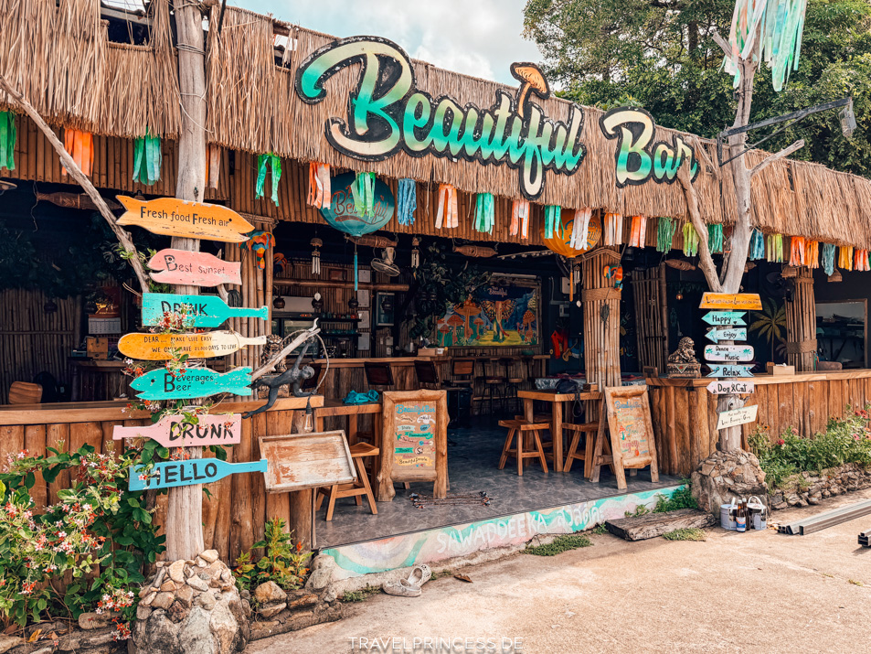 Beautiful Bar Lonely Beach Koh Chang Strände Reiseführer mit Karte Travelprincess Reiseblog Thailand