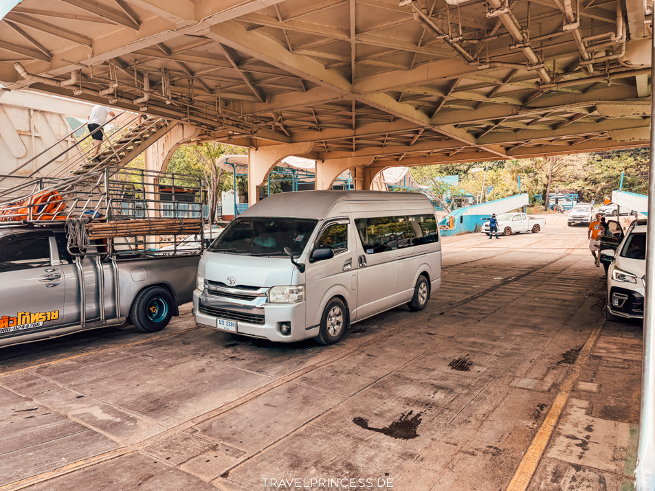 Minibus Privattransfer Thailand Inseln Preise Fähre Travelprincess Reiseblog
