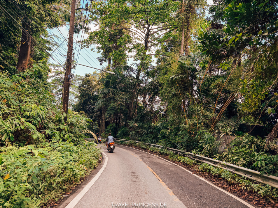 Mit dem Roller auf Koh Chang fahren Erfahrungen Reiseblog Reisebericht Travelprincess Thailand