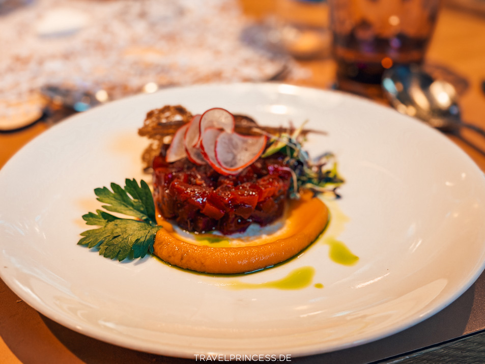 Puradies Leogang Restaurant Menü Erfahrungen Vegetarisch Reiseblog Travelprincess Reisetipps Urlaub