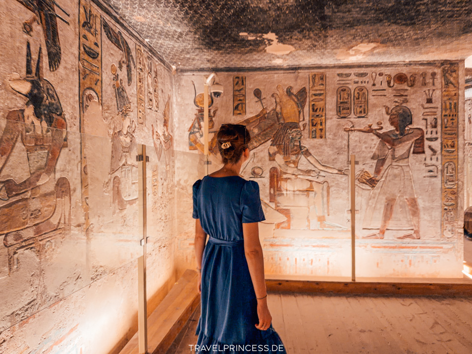 Tal der Könige Ramses Ägypten Reisetipps Sehenswürdigkeiten Reisebericht Reiseführer Touranbieter ab Soma Bay Erfahrungen private Tour Reiseblog Travelprincess Tagesausflug Luxor