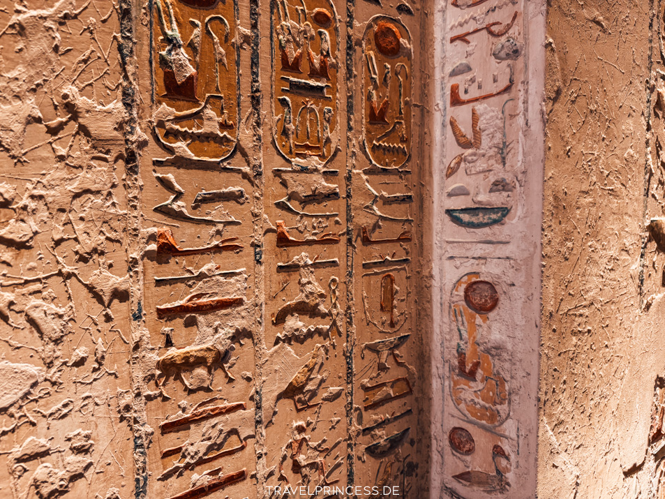 Tal der Könige Ramses Ägypten Reisetipps Sehenswürdigkeiten Reisebericht Reiseführer Touranbieter ab Soma Bay Erfahrungen private Tour Reiseblog Travelprincess Tagesausflug Luxor