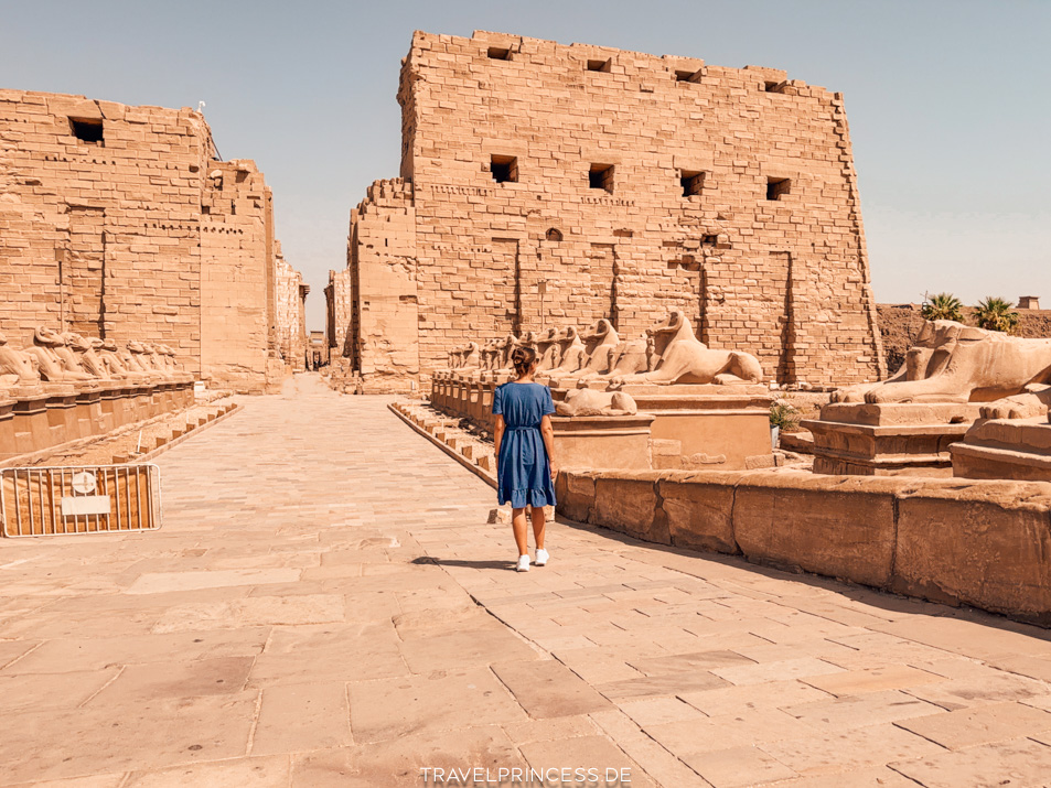 Karnak Tempel Luxor Tagesausflug Sehenswürdigkeiten Anbieter Tipps Reisetipps Reiseführer geführte Tour privat Dertour Ägypten Reiseblog Travelprincess Reisebericht
