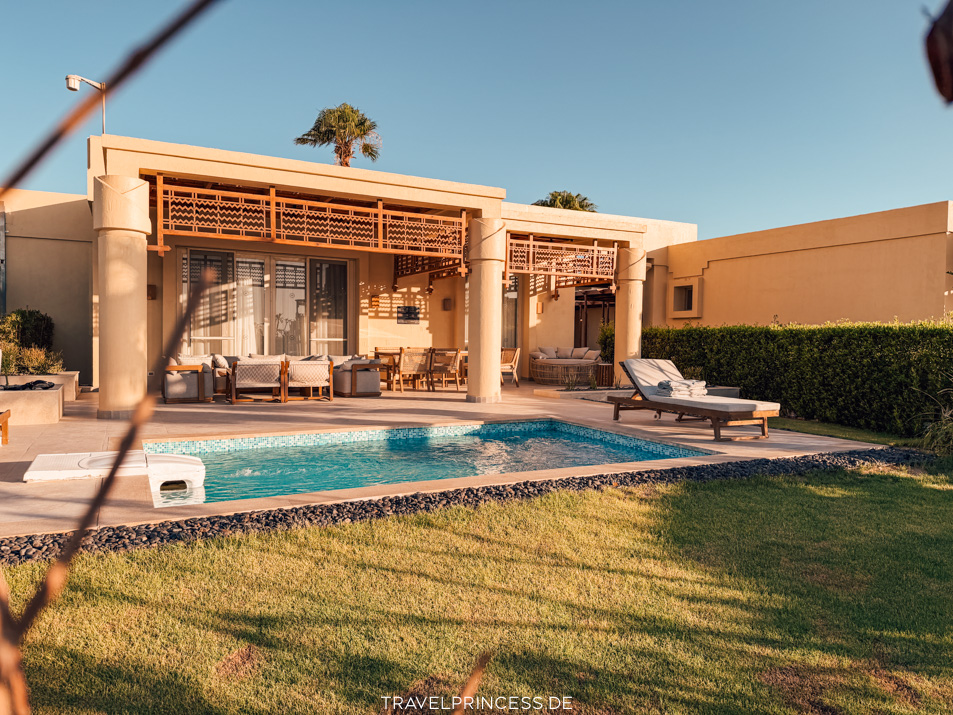 Suiten privater Pool Meerblick renoviert Preis Sheraton Soma Bay Resort Renovierung Erfahrungen Rezensionen Tipps Bewertung Soma Bay Ägypten schönster Strand zum Baden und schnorcheln Reisebericht Reiseblog Travelprincess