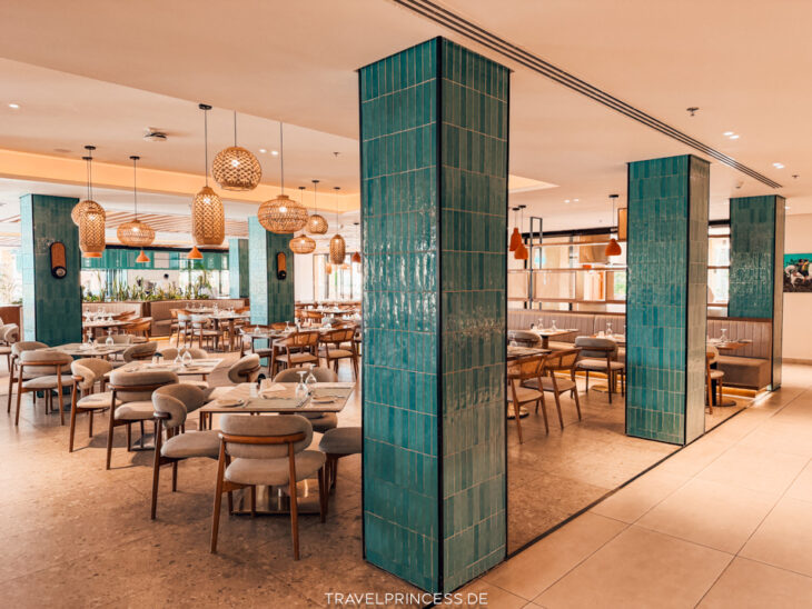 Hauptrestaurant Bistro24 Buffet Sheraton Soma Bay Resort Renovierung Erfahrungen Rezensionen Tipps Bewertung Soma Bay Ägypten schönster Strand zum Baden und schnorcheln Reisebericht Reiseblog Travelprincess