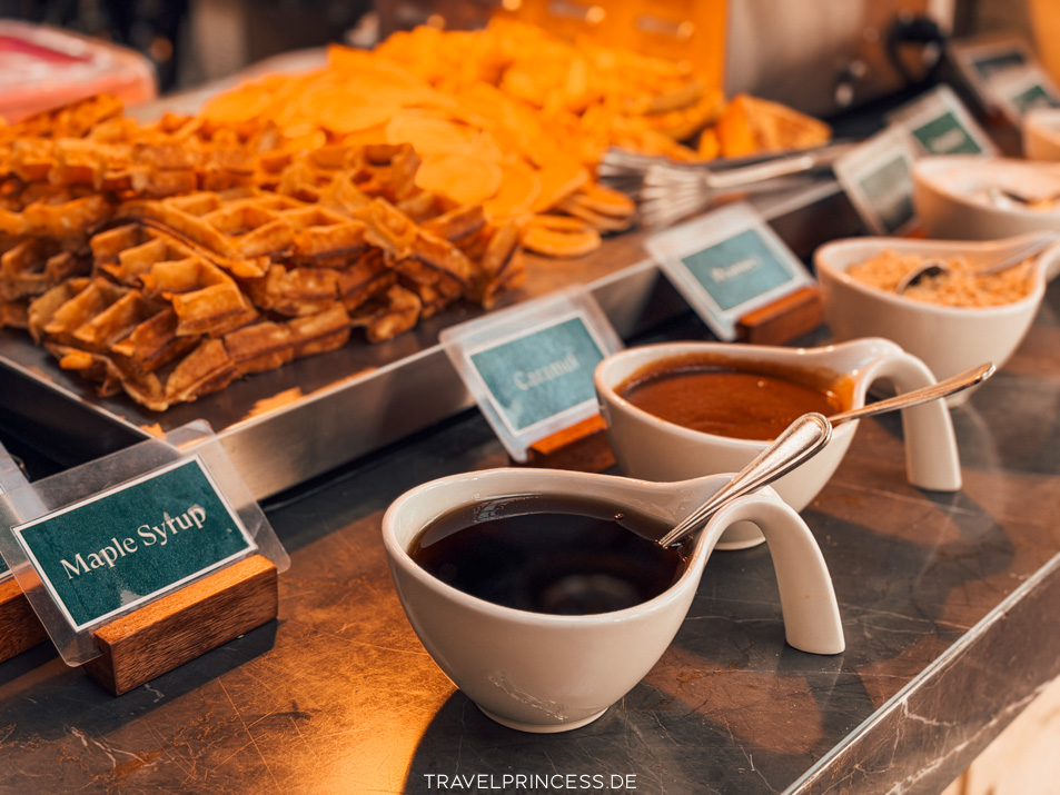 Frühstück Buffet Sheraton Soma Bay Resort Renovierung Erfahrungen Rezensionen Tipps Bewertung Soma Bay Ägypten schönster Strand zum Baden und schnorcheln Reisebericht Reiseblog Travelprincess