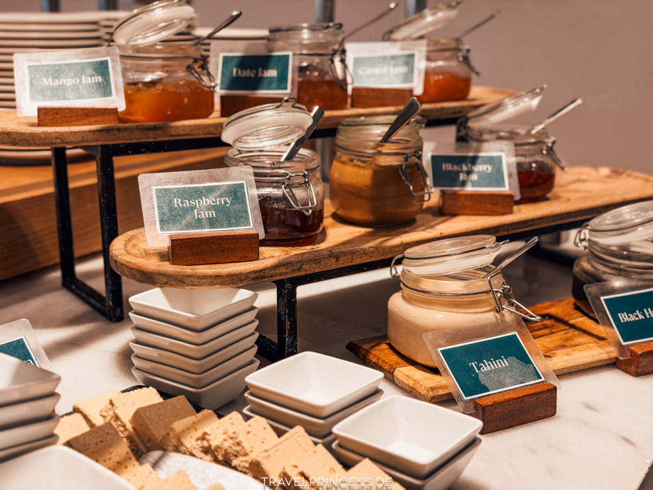 Frühstück Buffet Sheraton Soma Bay Resort Renovierung Erfahrungen Rezensionen Tipps Bewertung Soma Bay Ägypten schönster Strand zum Baden und schnorcheln Reisebericht Reiseblog Travelprincess
