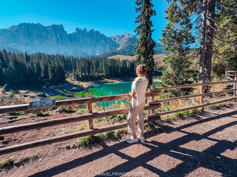 Karersee Ausflug Wanderung Hotspot Massentourismus Erfahrungen Reiseblog Travelprincess
